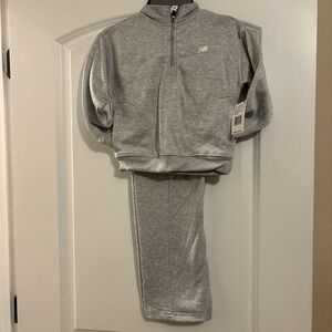New Balance Girls 2pc Fleece set